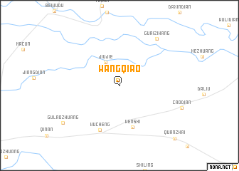 map of Wangqiao