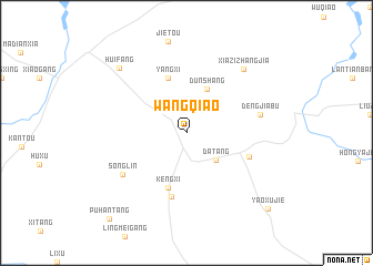 map of Wangqiao