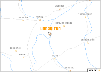 map of Wangqitun