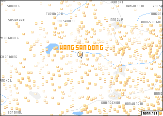 map of Wangsan-dong