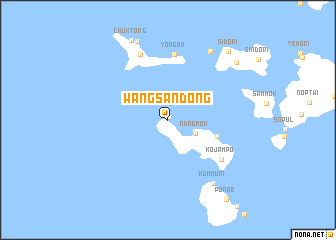 map of Wangsan-dong