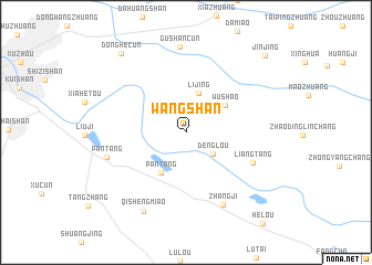 map of Wangshan