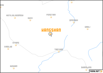 map of Wangshan