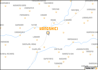 map of Wangshici