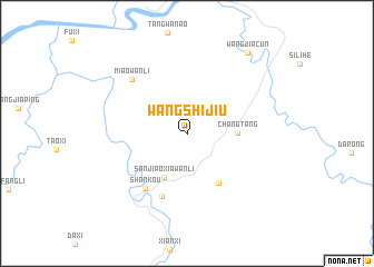 map of Wangshijiu