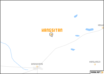 map of Wangsitan