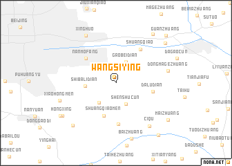 map of Wangsiying