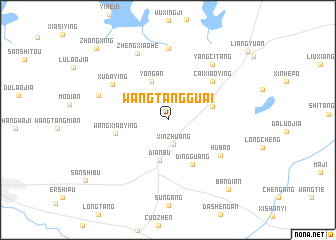 map of Wangtangguai