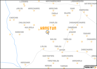 map of Wangtun