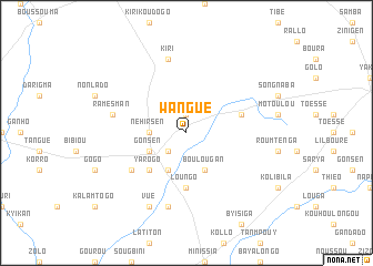 map of Wangué