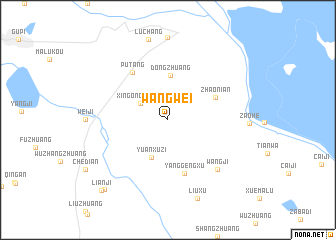 map of Wangwei