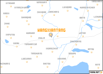 map of Wangxiantang