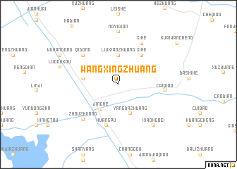 map of Wangxingzhuang