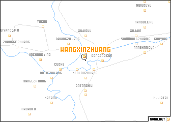 map of Wangxinzhuang