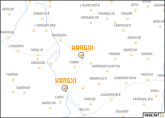 map of Wangxi