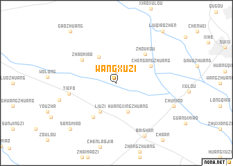 map of Wangxuzi