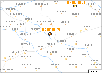 map of Wangxuzi