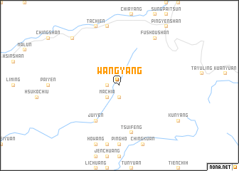 map of Wang-yang