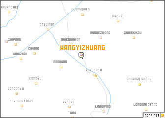 map of Wangyizhuang