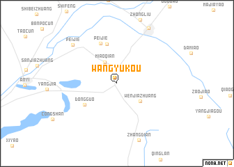 map of Wangyukou