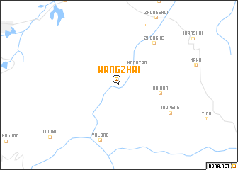 map of Wangzhai