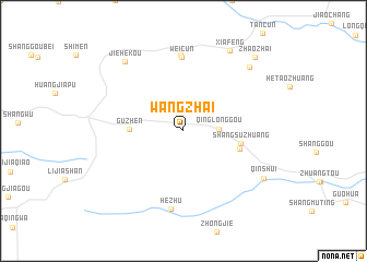 map of Wangzhai