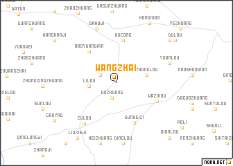 map of Wangzhai