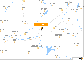 map of Wangzhai