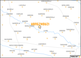 map of Wangzhouzi