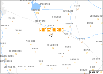 map of Wangzhuang