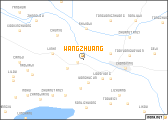 map of Wangzhuang