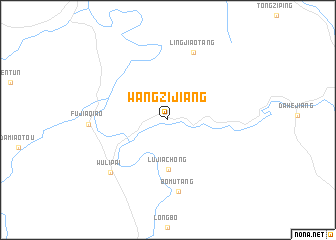 map of Wangzijiang