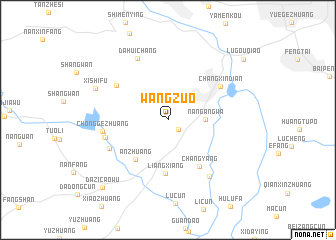 map of Wangzuo