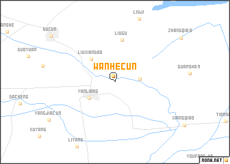 map of Wanhecun