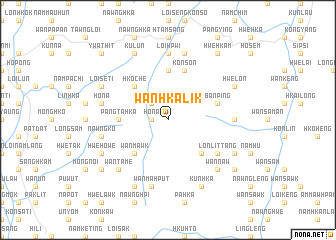 map of Wān Hka-lik