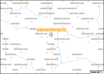 map of Wān Hkamhseng