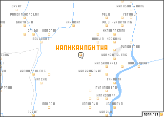 map of Wān Hkawnghtwa