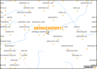map of Wān Hkè Ho-namti