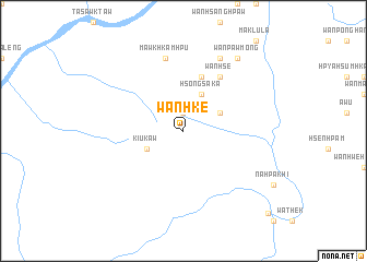 map of Wān Hkè