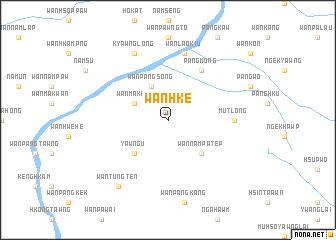 map of Wān Hkè