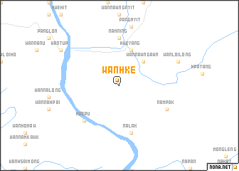 map of Wān Hke