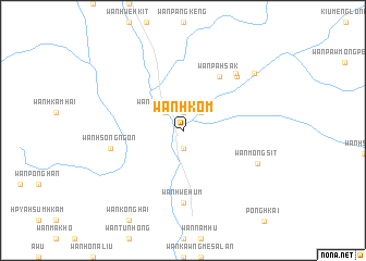 map of Wān Hkom