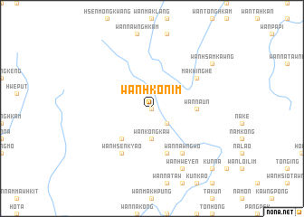 map of Wān Hkö-nim