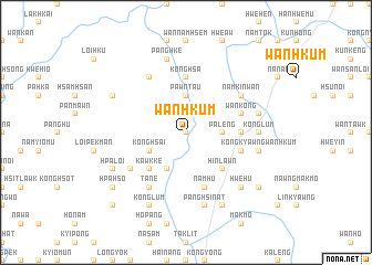 map of Wān Hkum