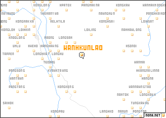 map of Wān Hkunlao