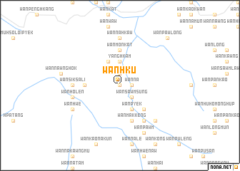 map of Wān Hku