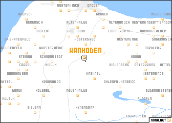 map of Wanhöden