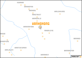 map of Wān Ho-möng