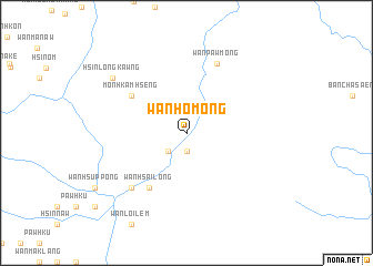 map of Wān Ho-möng