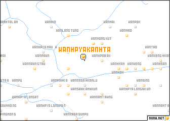 map of Wān Hpya-kanhta